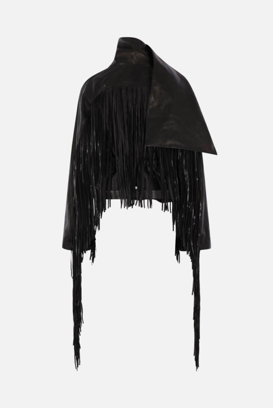 25FW 릭 오웬스 바이커 자켓 RO02E4793LNVEF109 Black - RICK OWENS