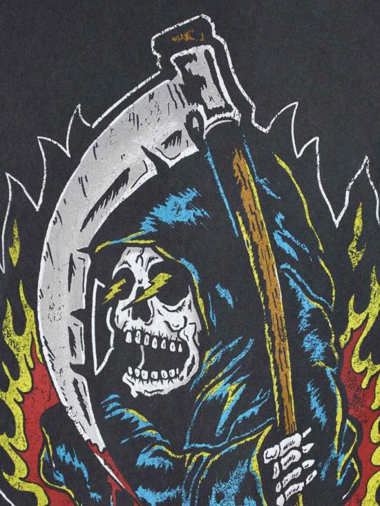 25FW 갤러리 디파트먼트 반팔 티셔츠 BRA 10286VINTAGE BLACK Black - GALLERY DEPT