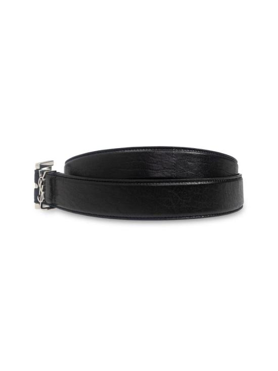 25FW 생로랑 모노그램 벨트 634440AAC8A1000 Black - SAINT LAURENT