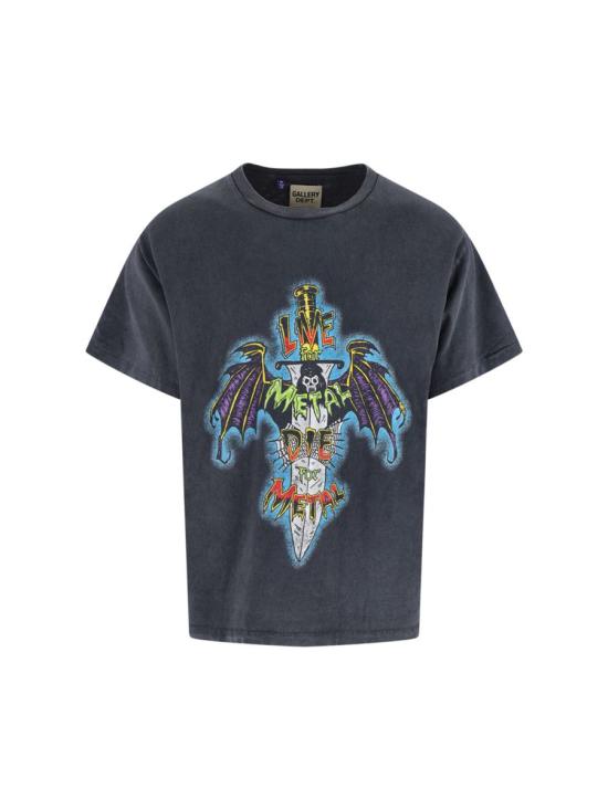 25FW 갤러리 디파트먼트 반팔 티셔츠 LFM 10287VINTAGE BLACK BLUE