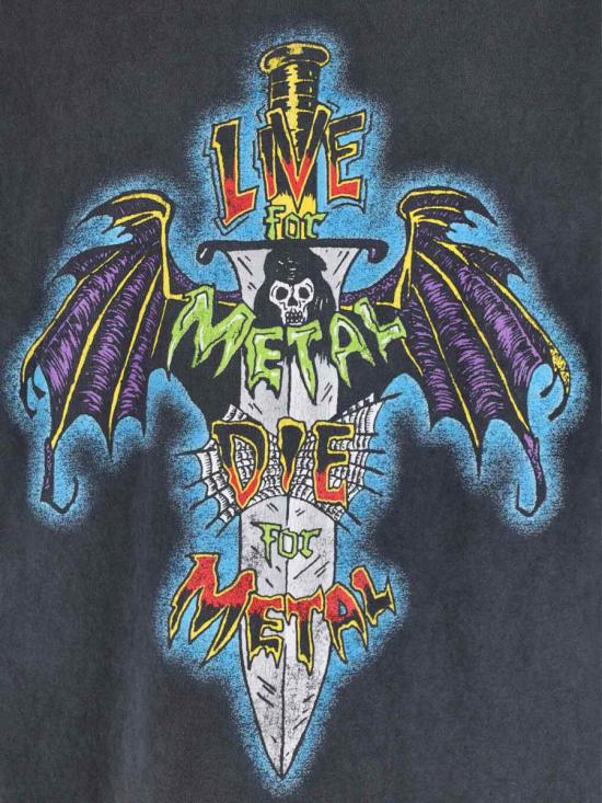 25FW 갤러리 디파트먼트 반팔 티셔츠 LFM 10287VINTAGE BLACK BLUE - GALLERY DEPT