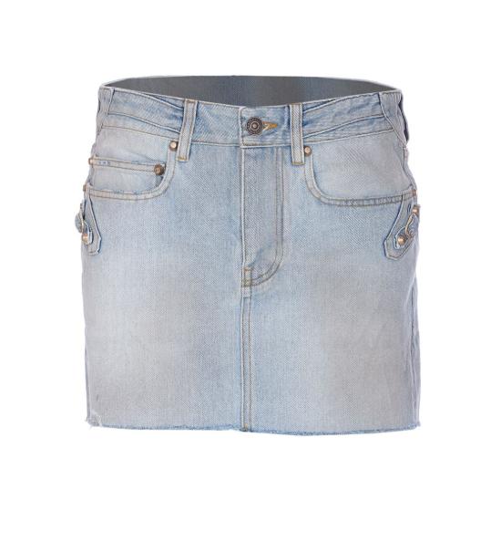 25FW 발렌시아가 데님 스커트 852324TTW744200 BLUE