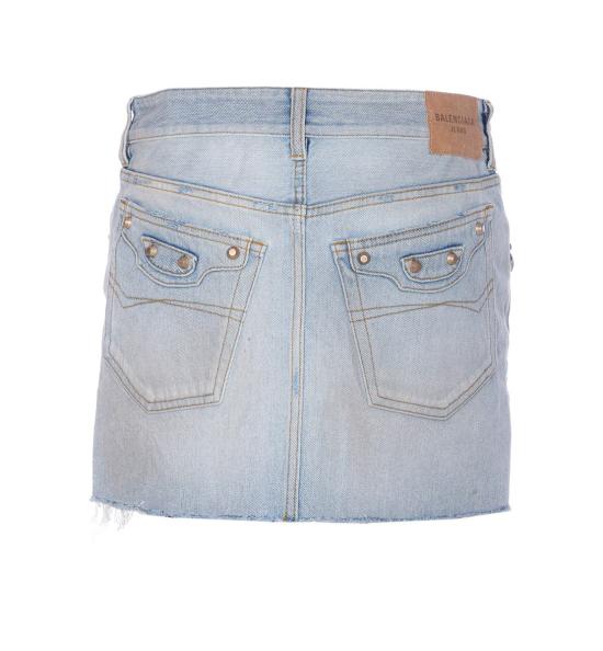 25FW 발렌시아가 데님 스커트 852324TTW744200 BLUE - BALENCIAGA