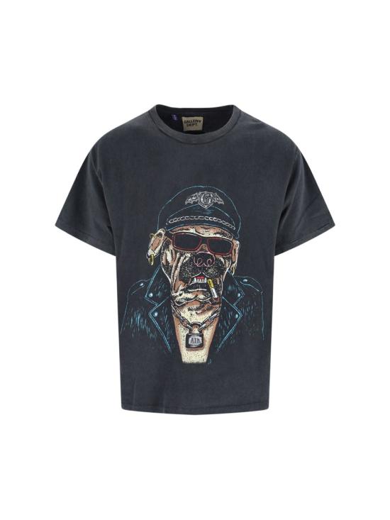 25FW 갤러리 디파트먼트 반팔 티셔츠 OBD 10284VINTAGE BLACK Black