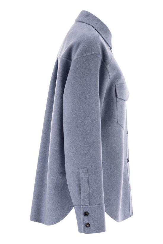 25FW 스포트막스 셔츠 2522196023600 001 BLUE - SPORTMAX