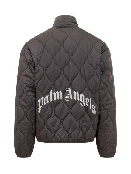 25FW 팜앤젤스 봄버 자켓 PMEJ00AF25FAB001 1003 Black - PALM ANGELS