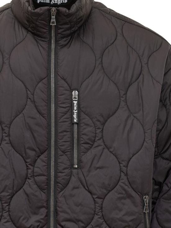 25FW 팜앤젤스 봄버 자켓 PMEJ00AF25FAB001 1003 Black - PALM ANGELS