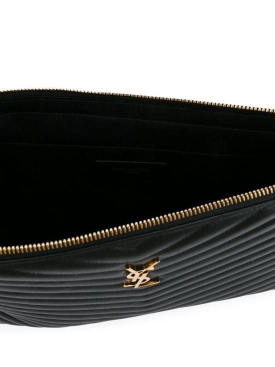 25FW 생로랑 가죽소품 440222CWU011000 Black - SAINT LAURENT