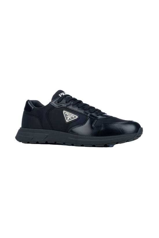 26FW 프라다 프랙스 2.0 스웨이드 시어링 로우탑 스니커즈 2EE443FG0003LF5 F0002 Nero - PRADA