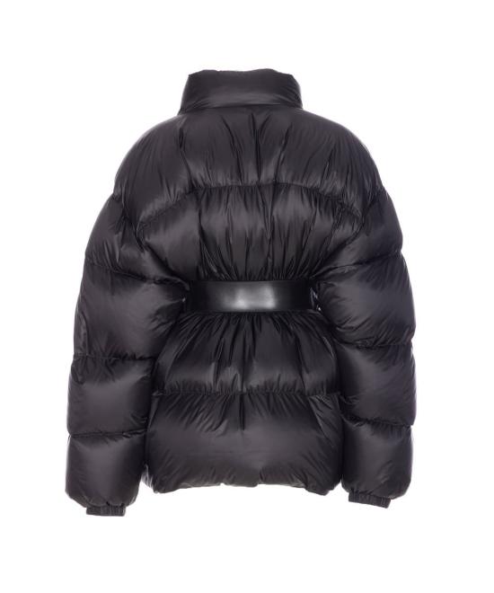 25FW 발렌시아가 아워글래스 쇼트 푸퍼  850864TTO411000 Black - BALENCIAGA