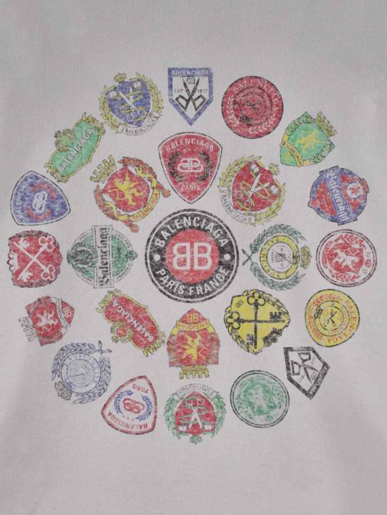 25FW 발렌시아가 반팔 티셔츠 764235 TTVH49012 WHITE - BALENCIAGA