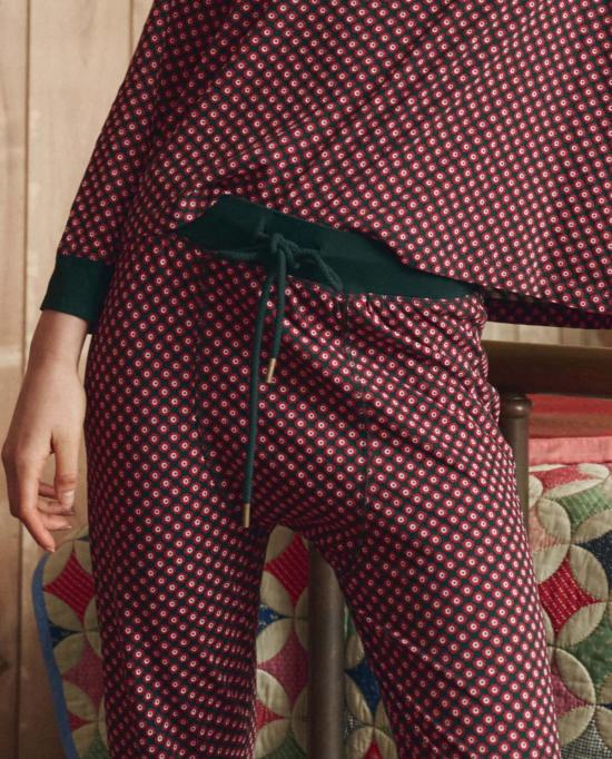  더 그레이트 언더웨어 . 저지 롱 존 | 데이지 타이 프린트 - THE GREAT