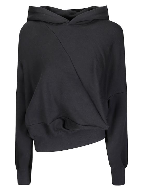 25FW 와타나베 준야 후드 티셔츠 JPT016W25 1 BLACK