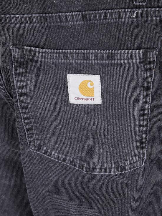 25FW 칼하트 WIP 스트레이트 팬츠 I035689 890F Black Dusky Washed - CARHARTT WIP