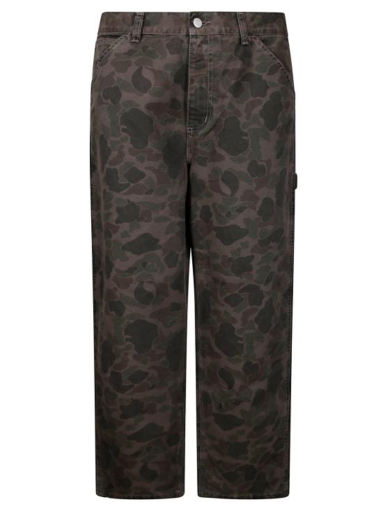 25FW 칼하트 WIP 스트레이트 팬츠 I033896 3ELGD Camo Duck Green Porphyry