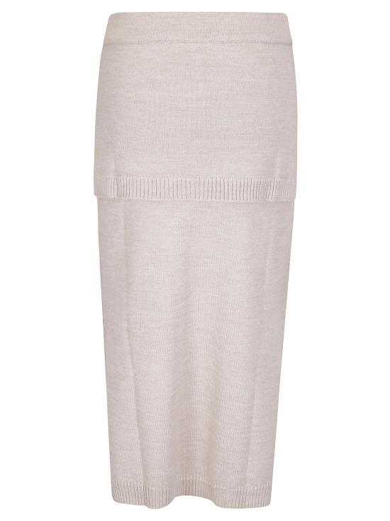 25FW 르메르 롱 스커트 SK1058LK087 BR446 LIGHT TAUPE - LEMAIRE