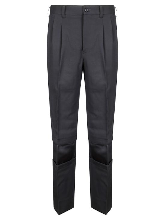 25FW 꼼데가르송 스트레이트 팬츠 RPP006W25 1 BLACK X BLACK