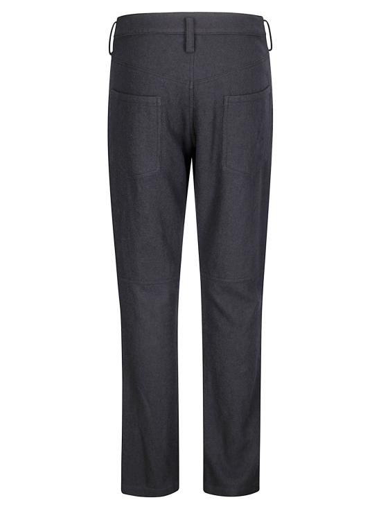 25FW 요지 야마모토 스트레이트 팬츠 FLP12131 1 BLACK - YOHJI YAMAMOTO