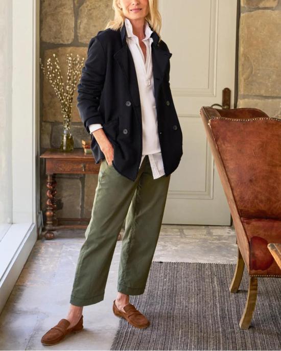  프랭크 앤 에일린 스트레이트 팬츠 프랭크 & 일린 웨스트포트 팬트 그린 - FRANK & EILEEN