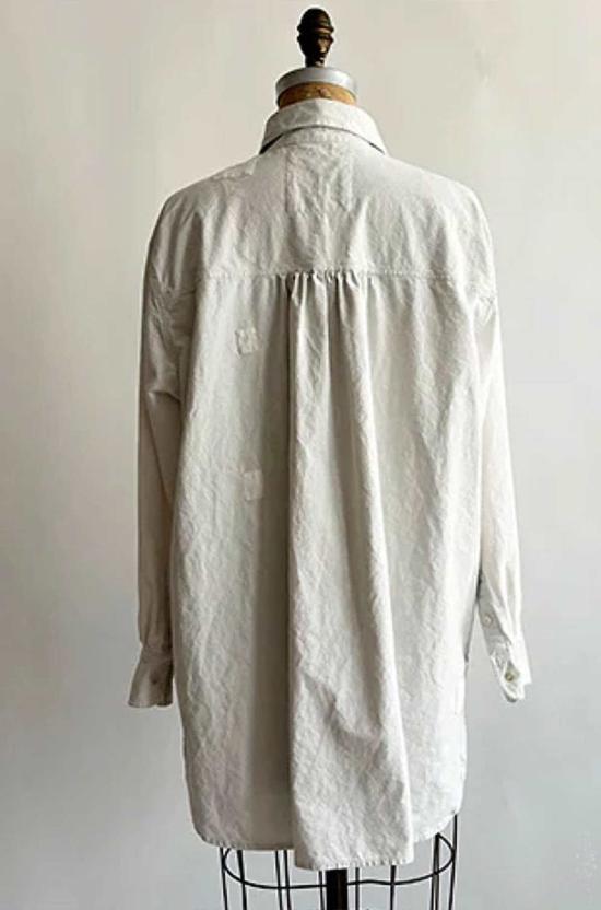  Auntie Oti 셔츠 앤티 오티 업사이클 시트 셔츠 - AUNTIE OTI