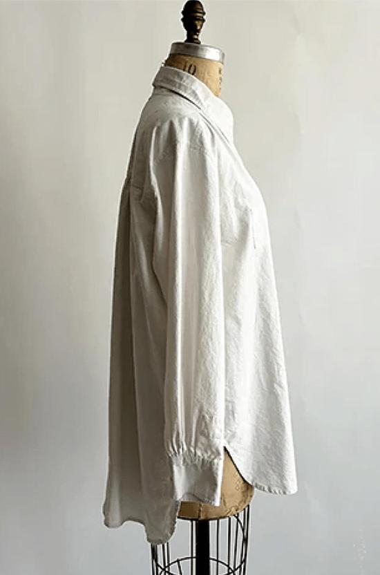  Auntie Oti 셔츠 앤티 오티 업사이클 시트 셔츠 - AUNTIE OTI