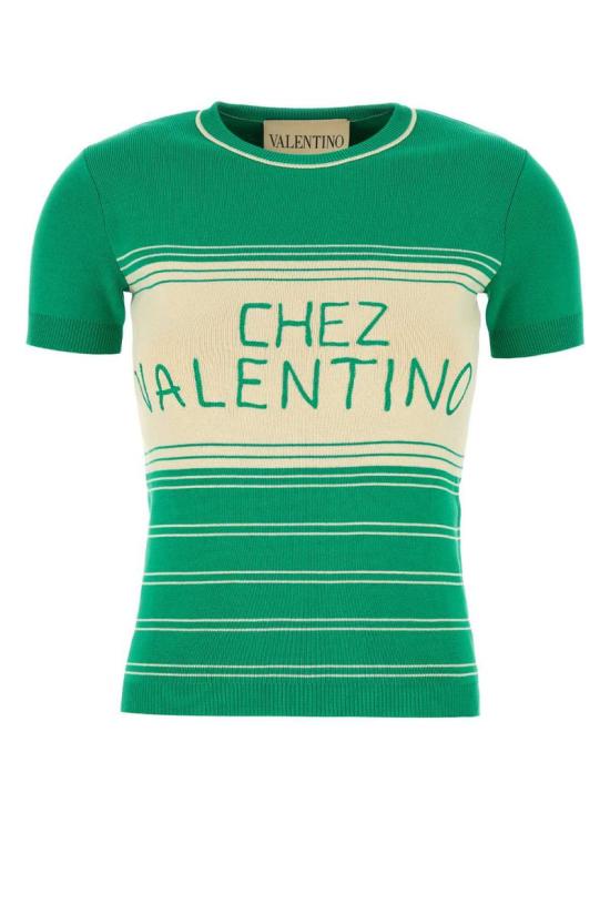 25FW 발렌티노 가라바니 블라우스 7B3KC65C9EM CSW GREEN