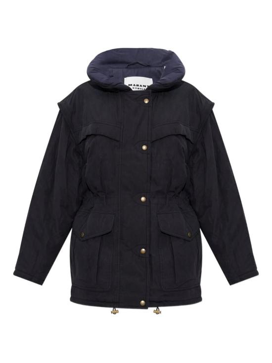 25FW 이자벨마랑에뚜왈 다몬 코트  MA0428FAC3G01E 63119 02FK FADED BLACK