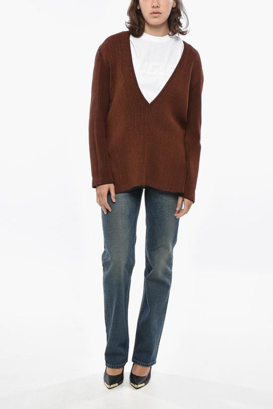  로로피아나 스웨터 FAM7882 J1HF Brown - LORO PIANA