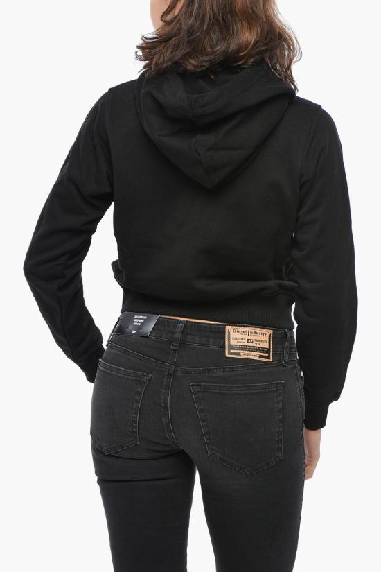  디젤 후드 티셔츠 A14737 RIAJH 9XX Black - DIESEL