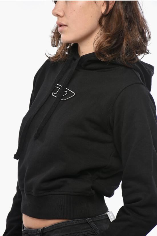  디젤 후드 티셔츠 A14737 RIAJH 9XX Black - DIESEL