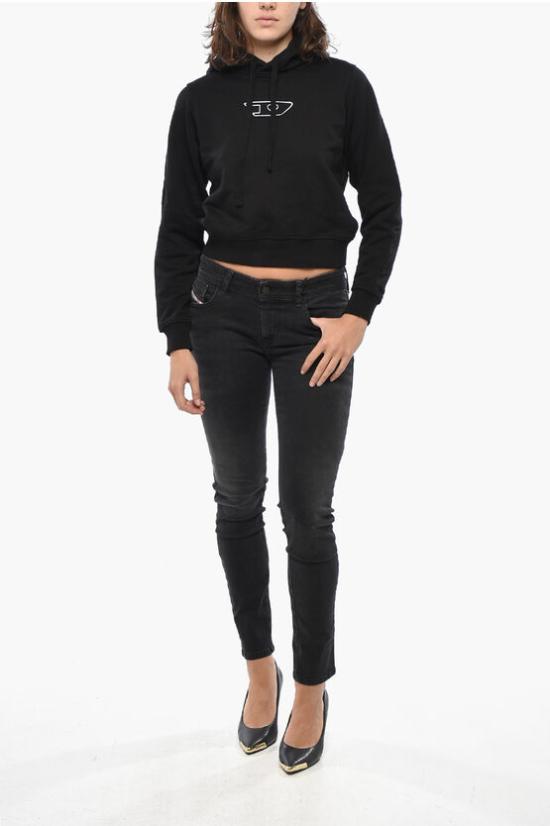  디젤 후드 티셔츠 A14737 RIAJH 9XX Black - DIESEL