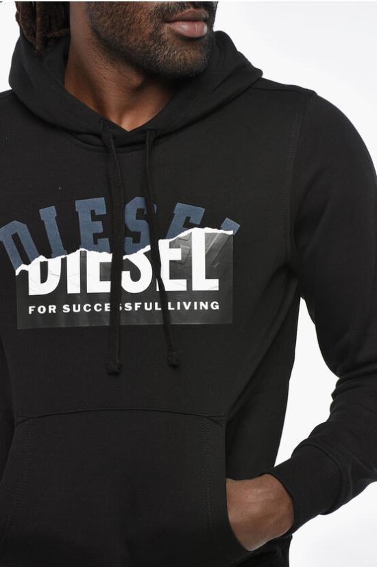  디젤 긴팔 티셔츠 A15467 RIAJH 900 Black - DIESEL