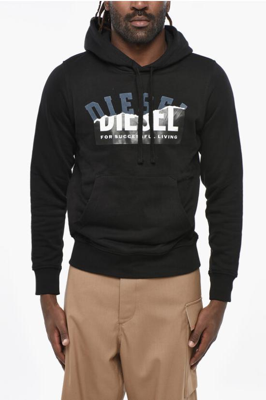  디젤 긴팔 티셔츠 A15467 RIAJH 900 Black