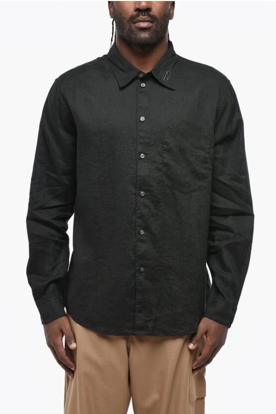  디젤 긴팔 셔츠 A12853 0LIAL 97W Black