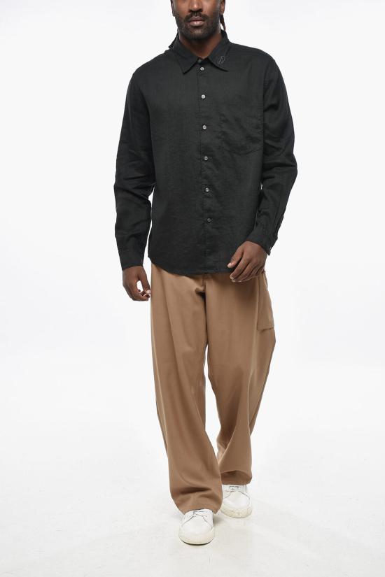  디젤 긴팔 셔츠 A12853 0LIAL 97W Black - DIESEL