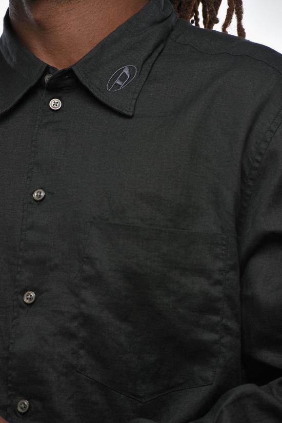  디젤 긴팔 셔츠 A12853 0LIAL 97W Black - DIESEL