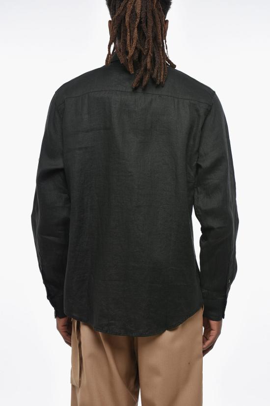  디젤 긴팔 셔츠 A12853 0LIAL 97W Black - DIESEL