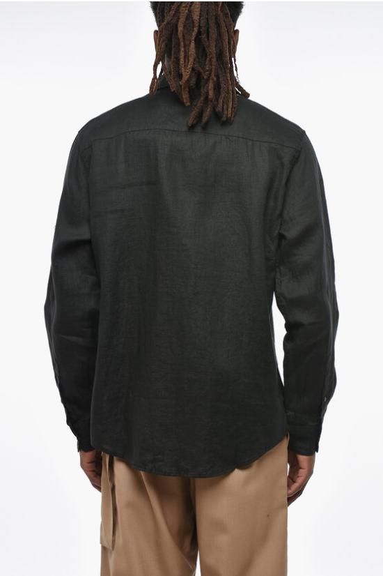  디젤 긴팔 셔츠 A12853 0LIAL 97W Black - DIESEL