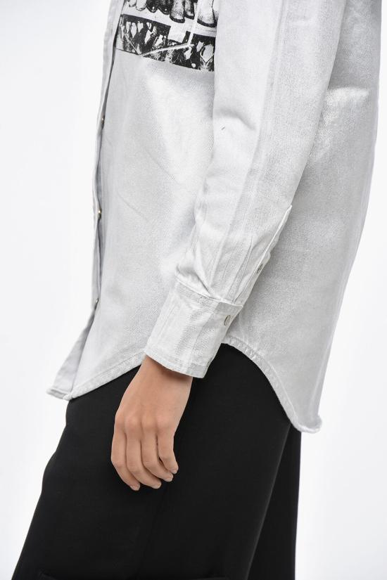  캘빈클라인 데님 셔츠 J20J211248 911 Bianco Argento - CALVIN KLEIN