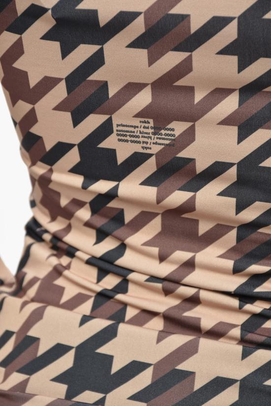  록 긴팔 티셔츠 R0CA179 JP 56 Brown - ROKH