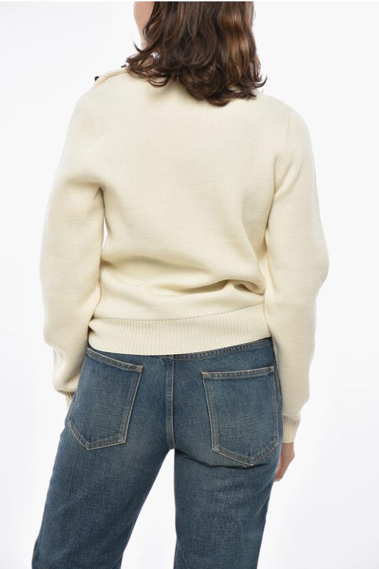  보테가베네타 스웨터 725634 V4E00 9317 White - BOTTEGA VENETA