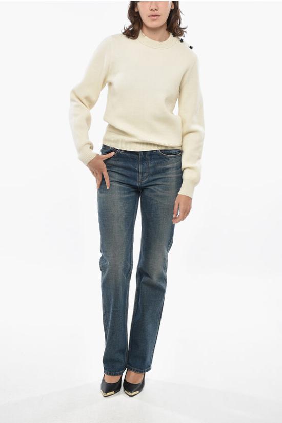  보테가베네타 스웨터 725634 V4E00 9317 White - BOTTEGA VENETA