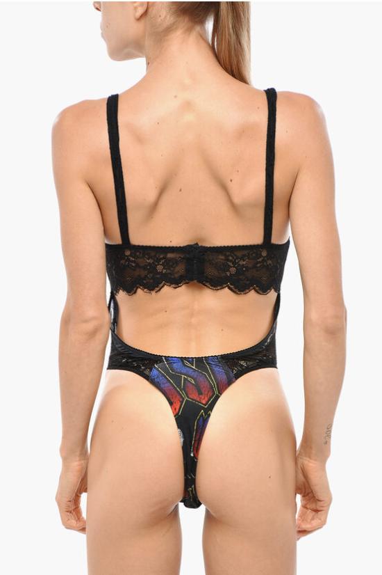  디스퀘어드2 바디수트 티셔츠 D8F0M5630 ISA01 010 Multicolor - DSQUARED2