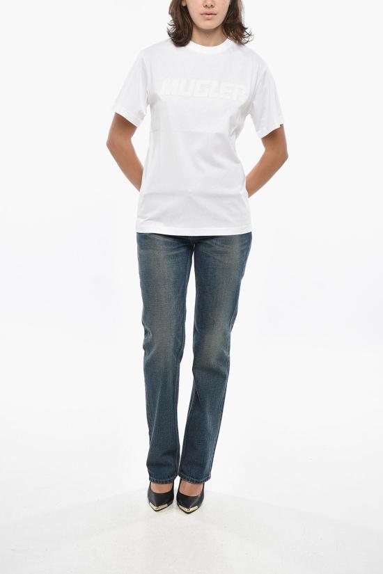  뮈글러 반팔 티셔츠 24P3TS0099D284 1016 White - MUGLER