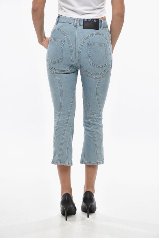  뮈글러 데님 팬츠 24P6PA0426247 B2905 Light blue - MUGLER