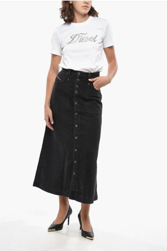  디젤 데님 스커트 A04923 09B88 02 Black - DIESEL