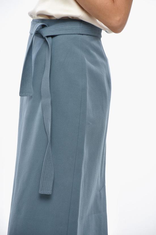  슈퍼 블론드 롱 스커트 SKIRTT AZZURROS Light blue - SUPER BLOND