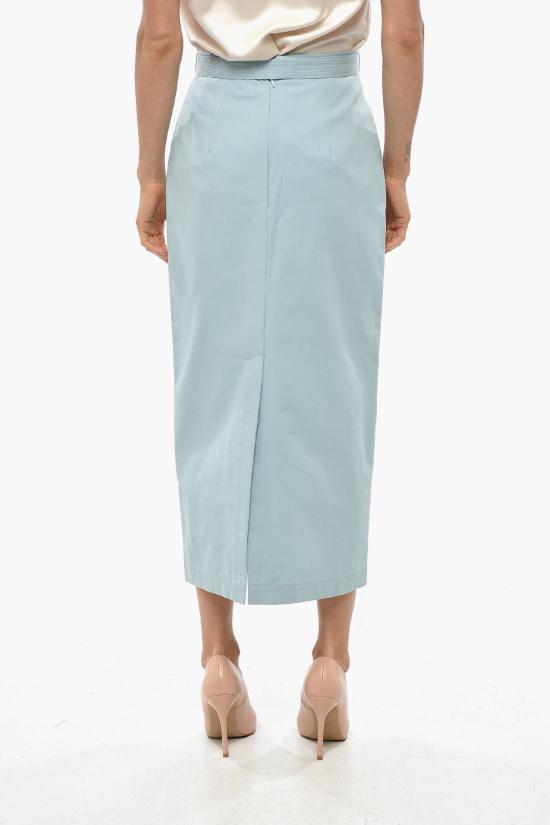  슈퍼 블론드 롱 스커트 SKIRTT AZZURROC Light blue - SUPER BLOND