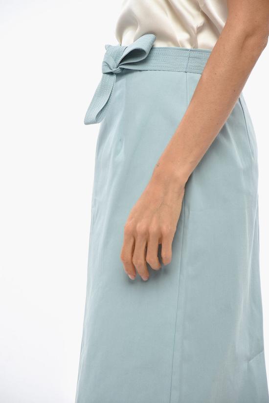  슈퍼 블론드 롱 스커트 SKIRTT AZZURROC Light blue - SUPER BLOND