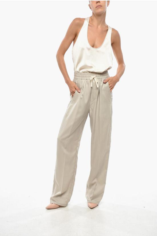  이자벨마랑 스트레이트 팬츠 PA0368FA B3I02E 23EC Beige - ISABEL MARANT